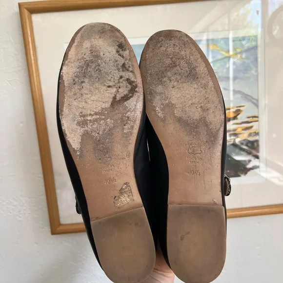 Caron Callahan Ellie Mary Jane Flats in black / leather size 40 - Picture 8 of 10